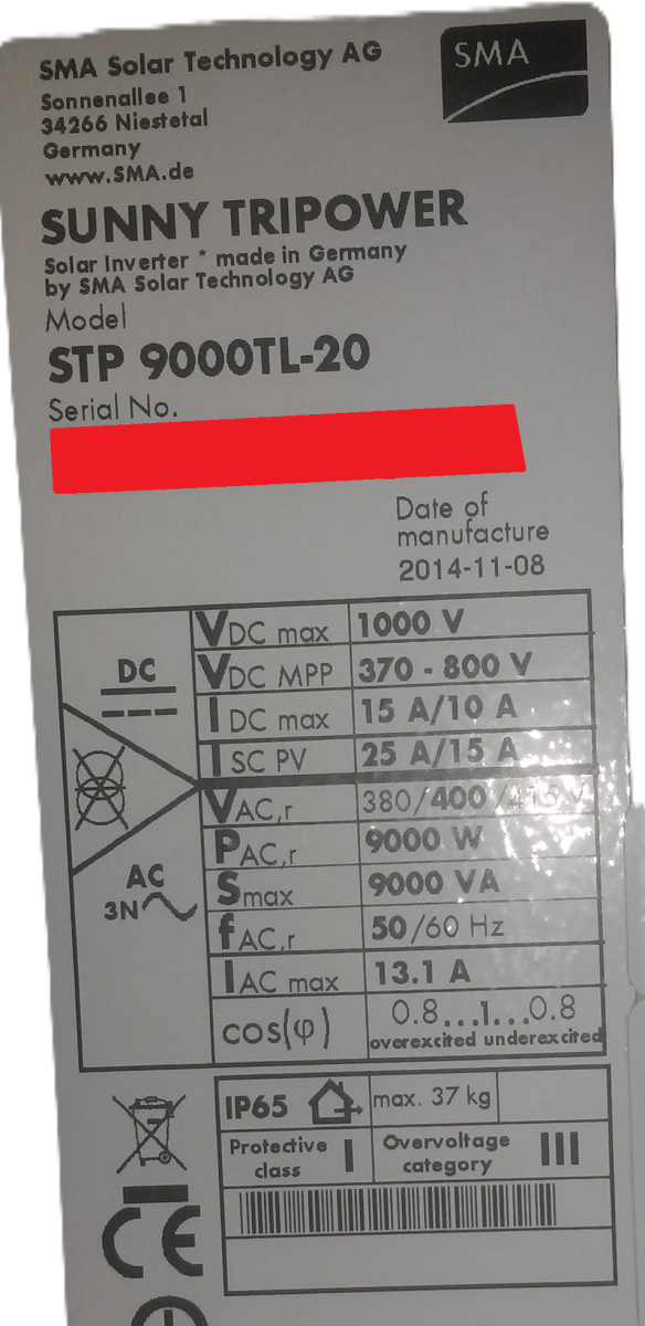SMA Sunny Tripower STP 9000TL-20 kompatibel?